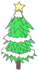 クリスマスツリー 書き方11
